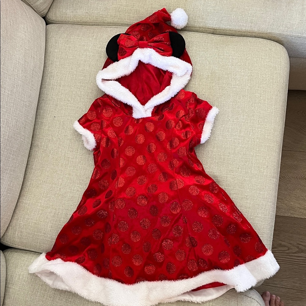 Disney - Minnie Mouse Christmas Santa Dress - Size XS